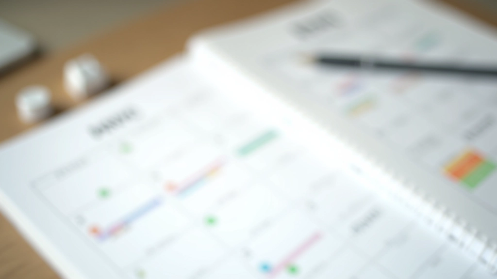 Time blocking and weekly schedule planning
